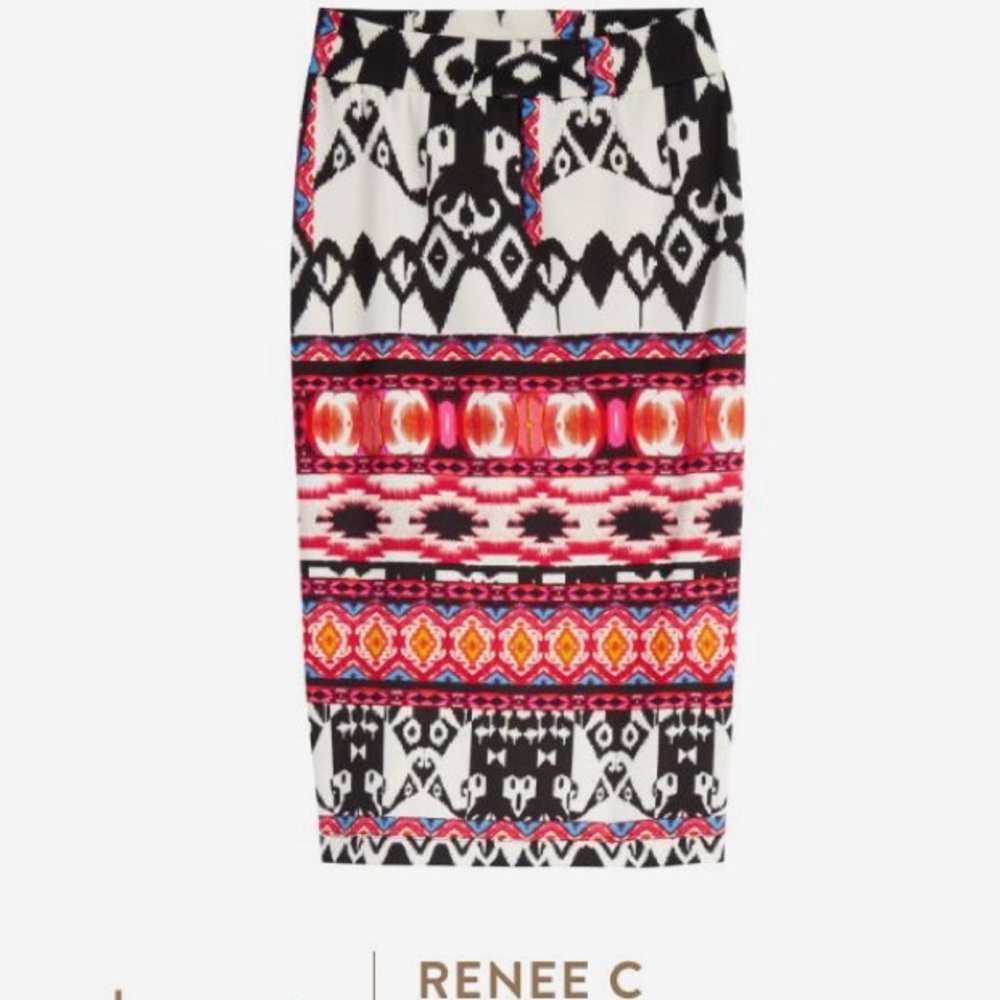 Stitch Fix Renee C. Michele Printed Pencil Skirt